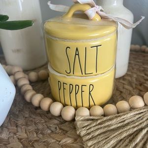 Rae Dunn Yellow Salt & Pepper